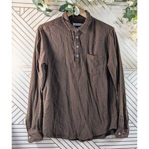 Outerknown Brown Long Sleeve Shirt